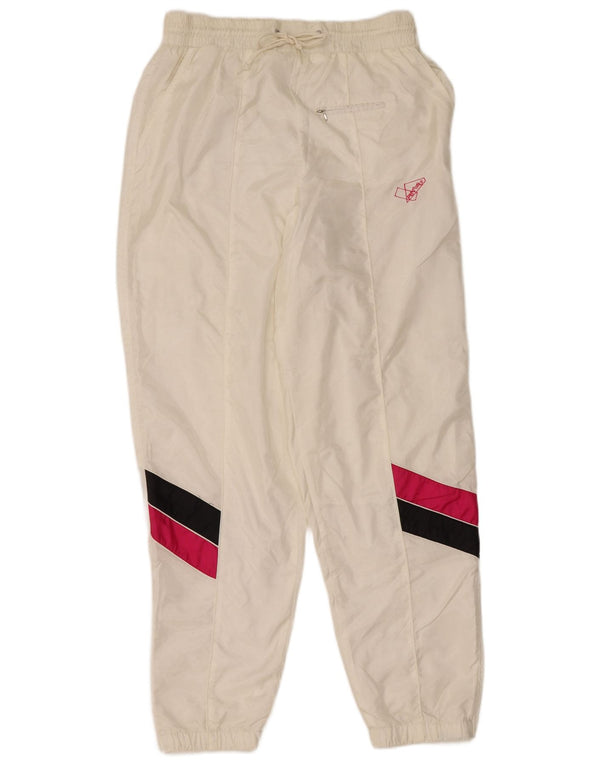 Pandora Mens Tracksuit Trousers Joggers Large White Colourblock Polyamide