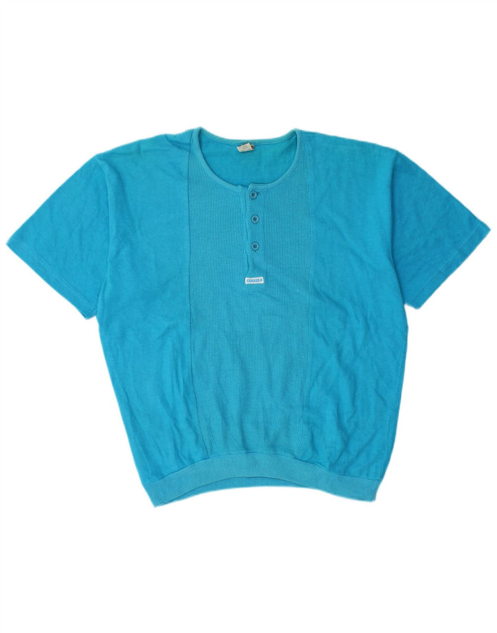 Maglione maglione girocollo a maniche corte da donna Carrera UK 14 Blu medio
