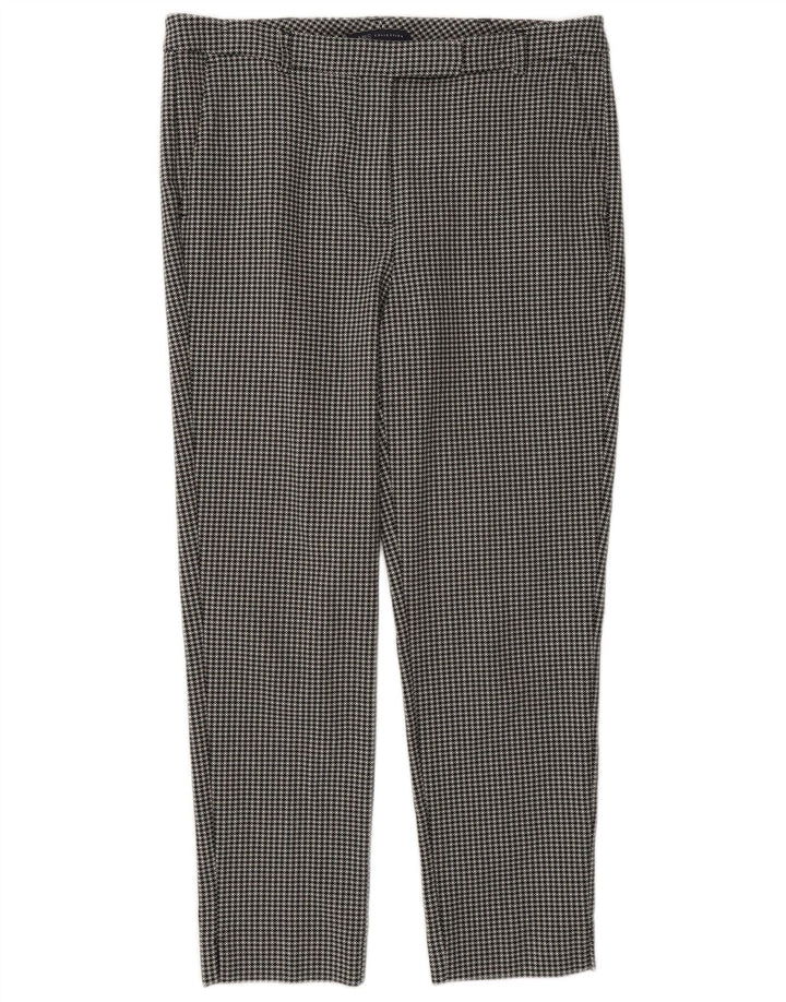 Pantaloni chino corti da donna Marks & Spencer UK 12 medi W30 L25 neri