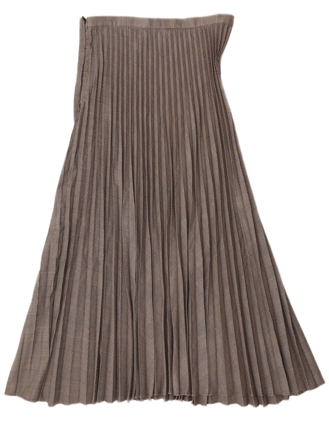 Gonna a pieghe a coltello da donna H&M EU 38 Medio W28 Poliestere pied de poule grigio