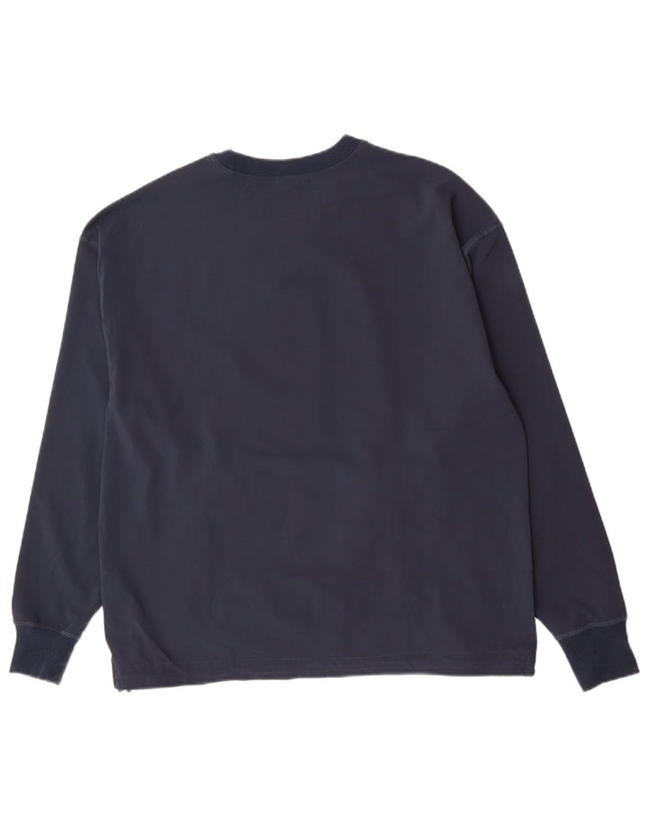 Felpa oversize da uomo Jack Wills, maglione medio, poliestere blu navy
