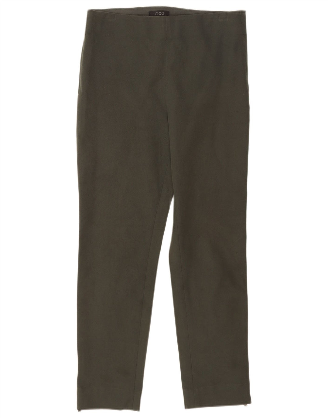 Pantaloni casual regolari da donna Cos EU 38 medi W28 L26 cotone verde