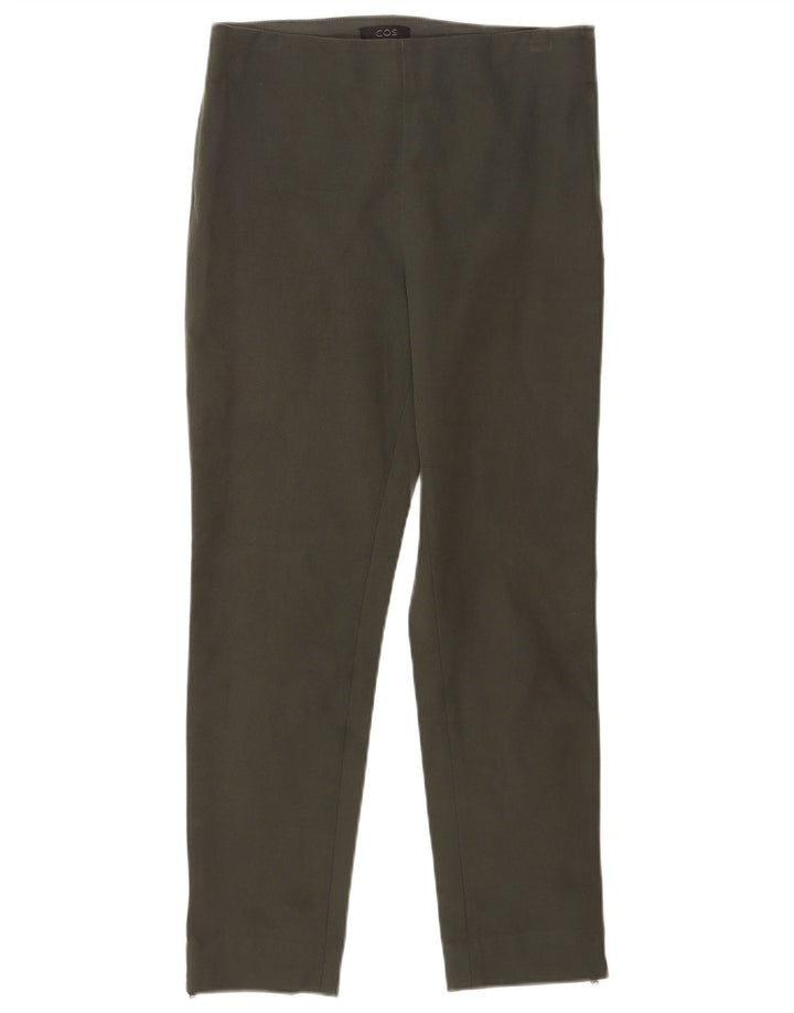 Pantaloni casual regolari da donna Cos EU 38 medi W28 L26 cotone verde