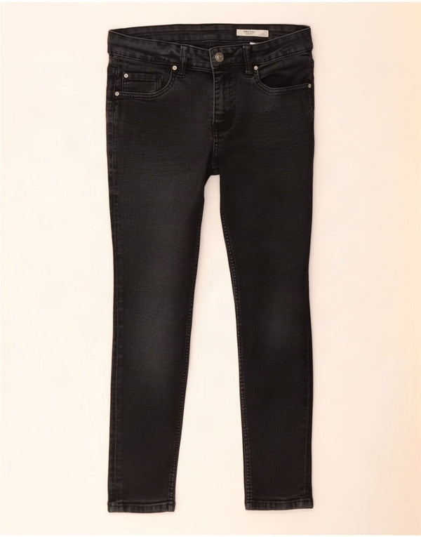 Jeans skinny Marks & Spencer da donna The Ivy Crop UK 12 medio W30 L24 nero