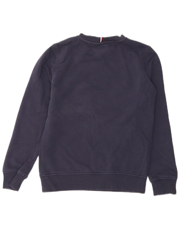 Tommy Hilfiger Ragazzi Felpa Maglione 11-12 anni Blu Navy Colourblock