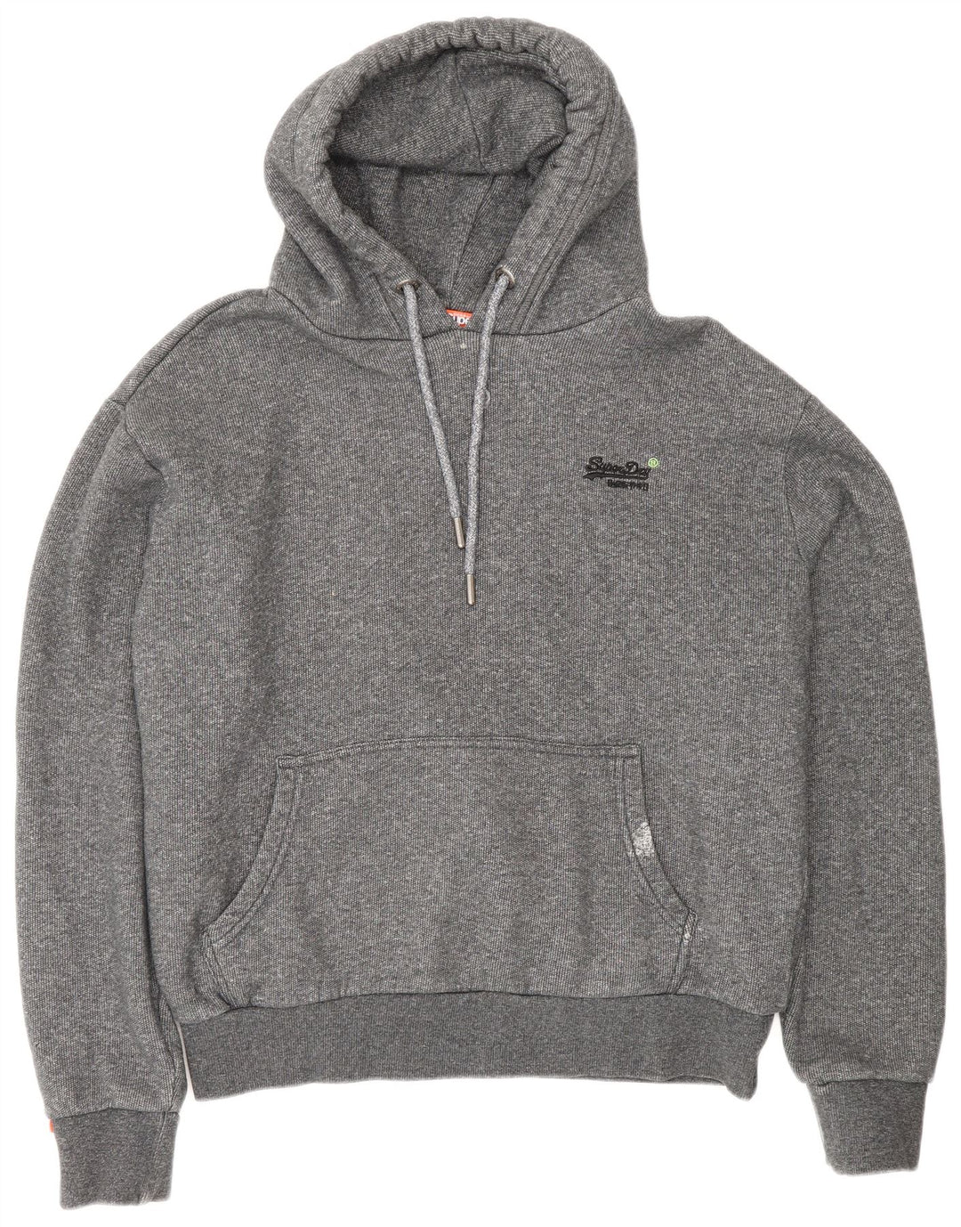 Felpa con cappuccio da uomo Superdry XL in cotone grigio