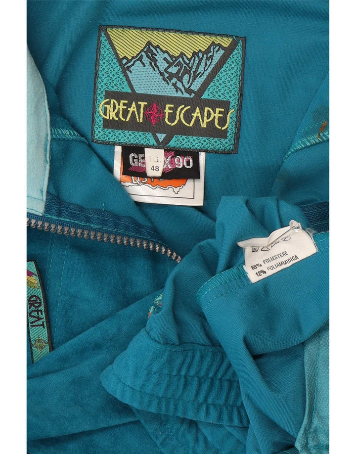 Giacca da ginnastica da uomo Great Escapes IT 48 Blu medio retrò
