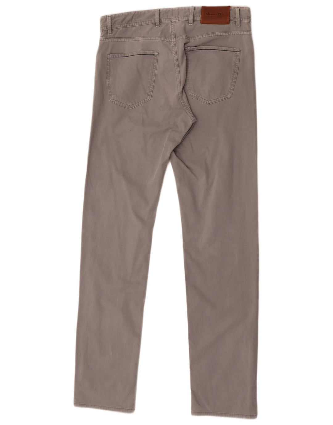 Pantaloni casual slim fit da uomo Massimo Dutti EU 40 Medium W32 L34 Grigio