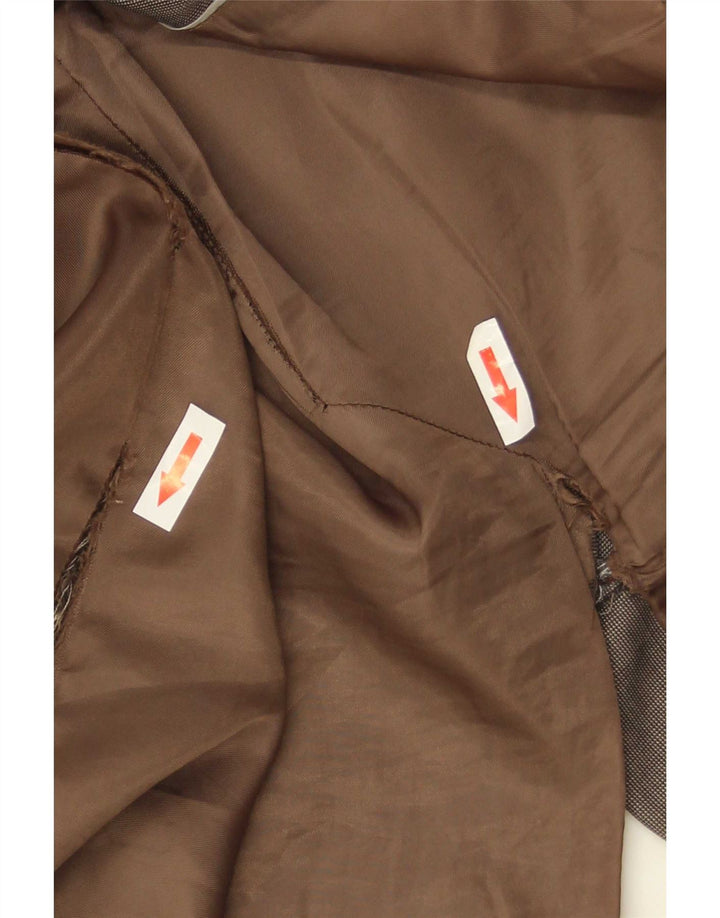 Giacca blazer a 3 bottoni da uomo Marks & Spencer UK 42 XL Marrone