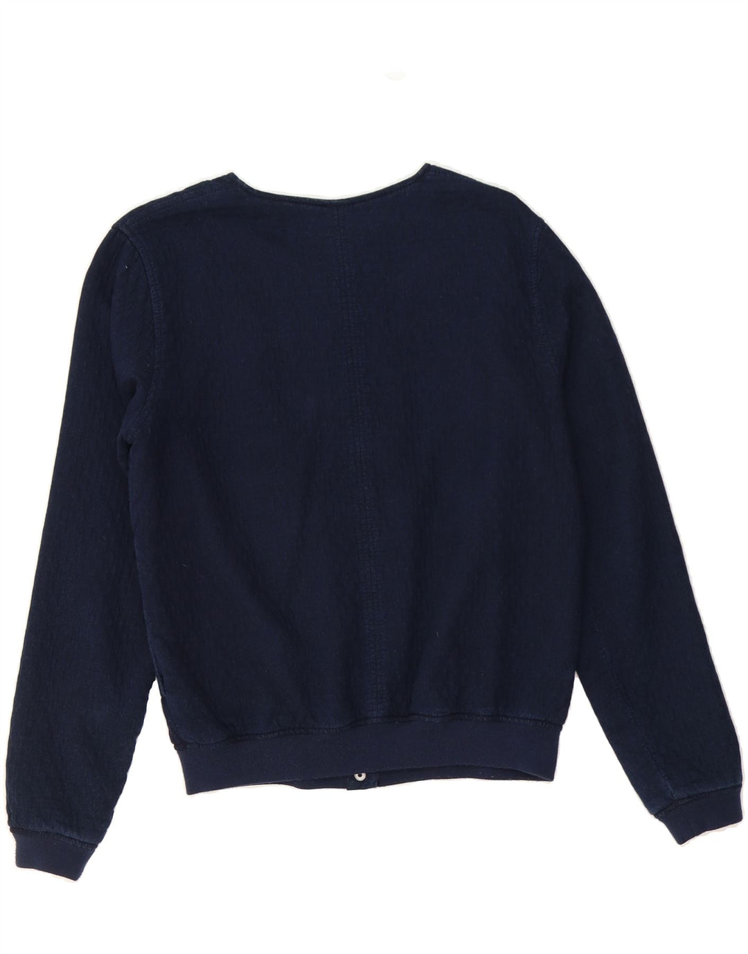 TOMMY HILFIGER Womens Bomber Jacket UK 14 Medium Navy Blue Cotton Vintage Tommy Hilfiger and Second-Hand Tommy Hilfiger from Messina Hembry 