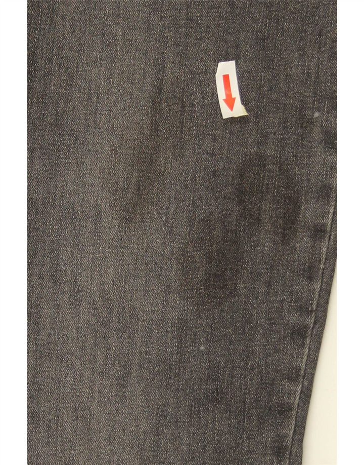 Jeans dritti a vita alta Levi's 724 da donna W31 L29 cotone grigio