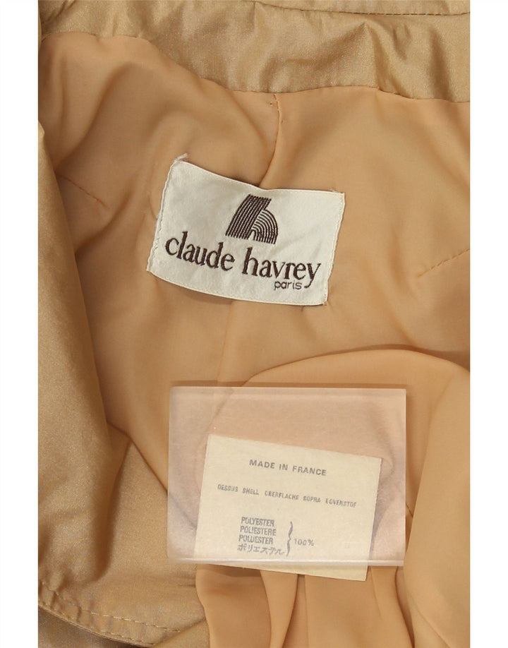 Trench doppiopetto da donna Claude Havrey UK 14 Beige medio