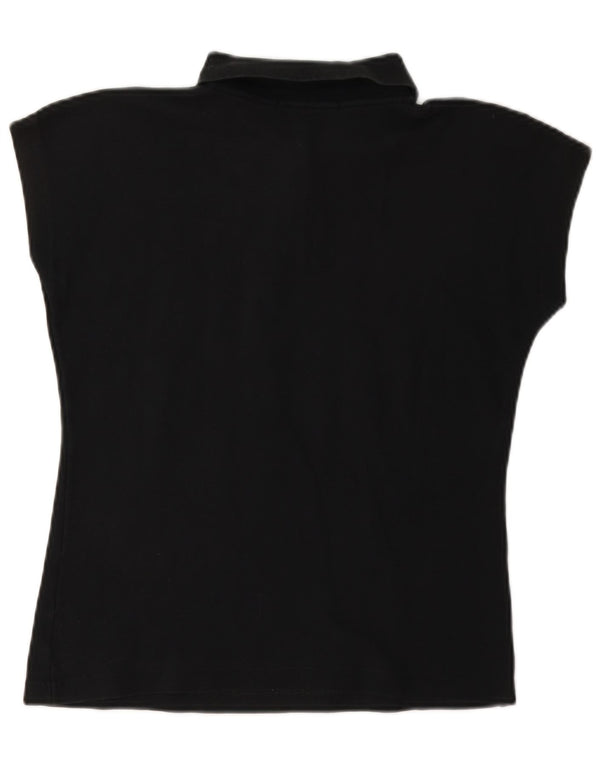 Polo Donna Fila IT 46 Large Nera in Cotone