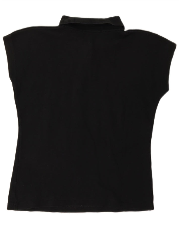 Polo Donna Fila IT 46 Large Nera in Cotone