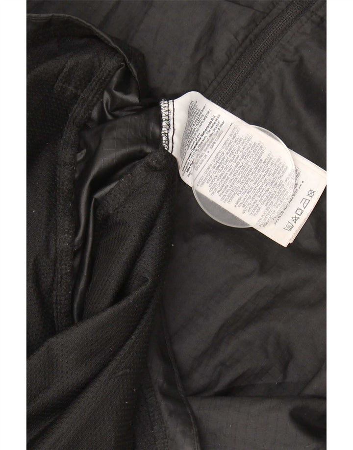Giacca antipioggia con cappuccio da donna Nike UK 14 medio nero poliestere