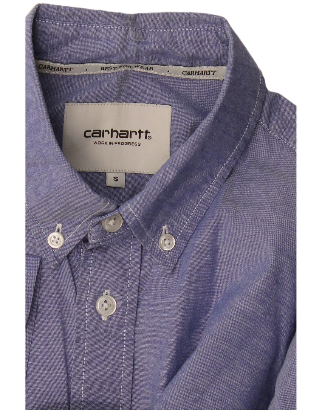 Camicia a maniche corte da uomo CARHARTT piccola blu