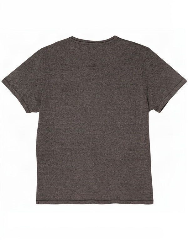 T-shirt da uomo French Connection Top 2XL cotone gessato grigio