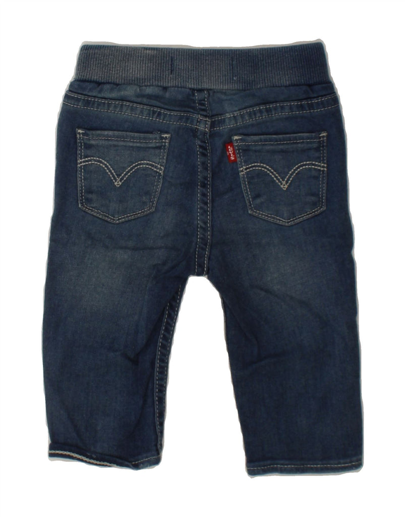 LEVI'S Baby Boys Graphic Skinny Slim Jeans 3-6 Months W16 L7 Navy Blue Vintage Levi's and Second-Hand Levi's from Messina Hembry 