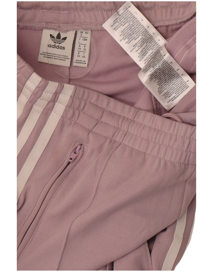 Pantaloni della tuta da donna Adidas UK 8 Small Viola Poliestere