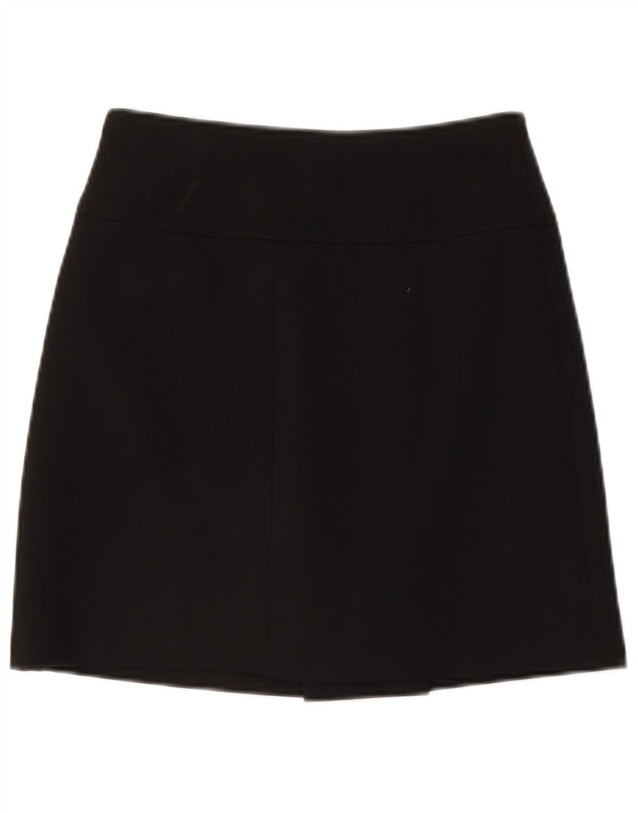 Minigonna da donna Tommy Hilfiger US 4 Small W26 viscosa nera