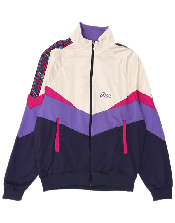 Giacca sportiva da uomo con grafica Asics IT 52 Large Blu Navy Colourblock