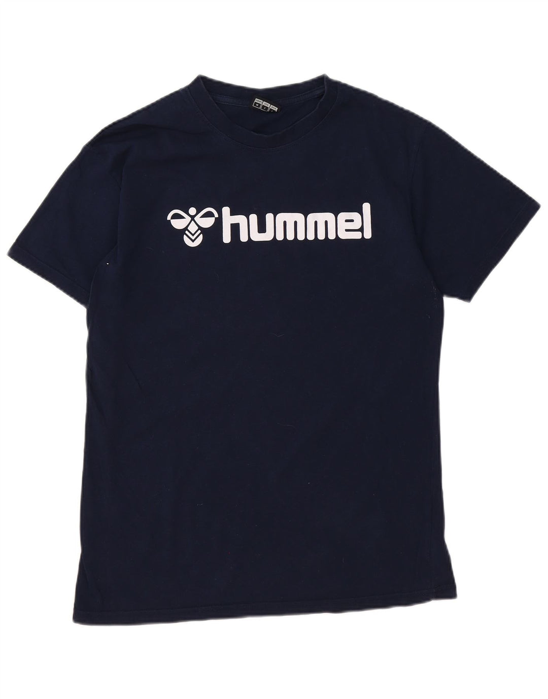 T-shirt grafica da uomo HUMMEL Top in cotone blu navy medio