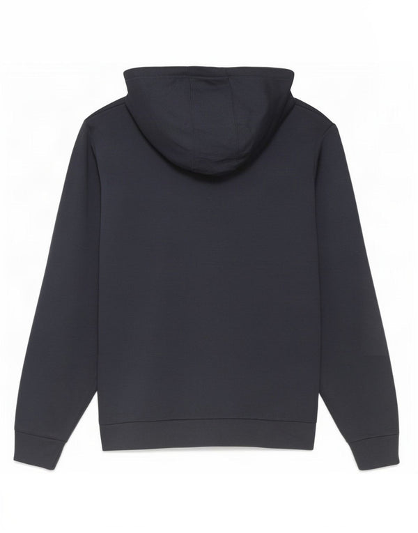 Felpa con cappuccio da uomo Adidas Large in poliestere blu navy