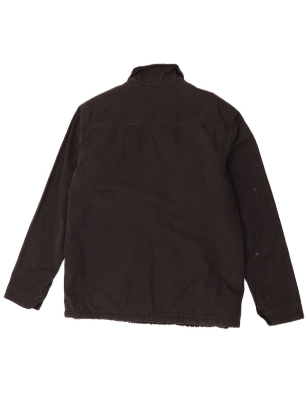 Giacca da uomo Sherpa Utility Superdry UK 36 piccola cotone nero