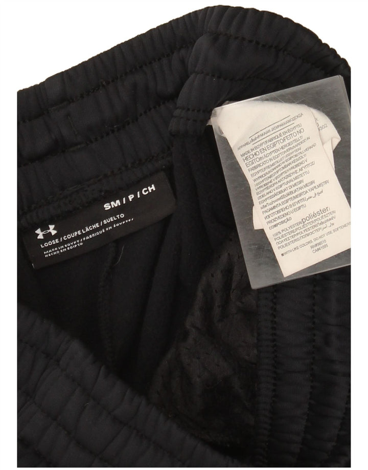 Pantaloni da tuta da uomo Under Armour Pantaloni da jogging piccoli W28 L30 poliestere nero