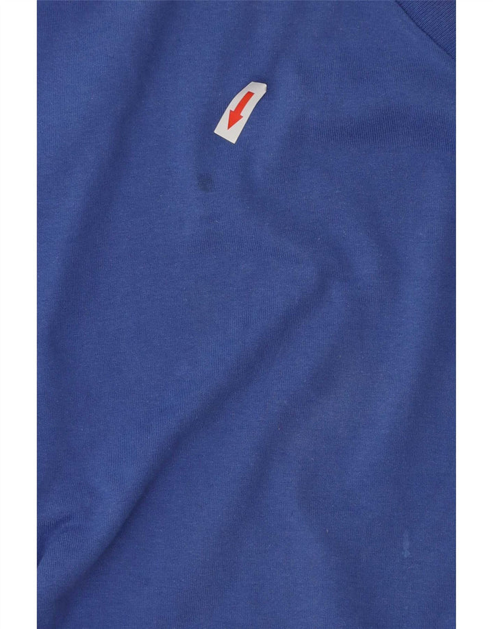 T-shirt da uomo Champion Top grande in cotone blu
