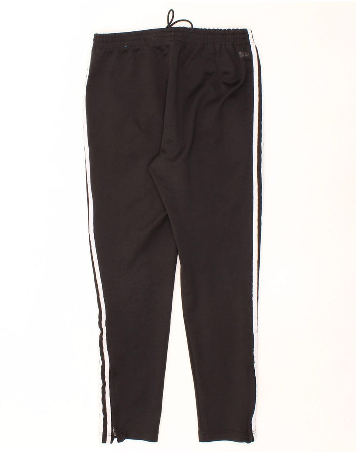 ADIDAS Womens Tracksuit Trousers UK 12 Medium Black Polyester Vintage Adidas and Second-Hand Adidas from Messina Hembry 