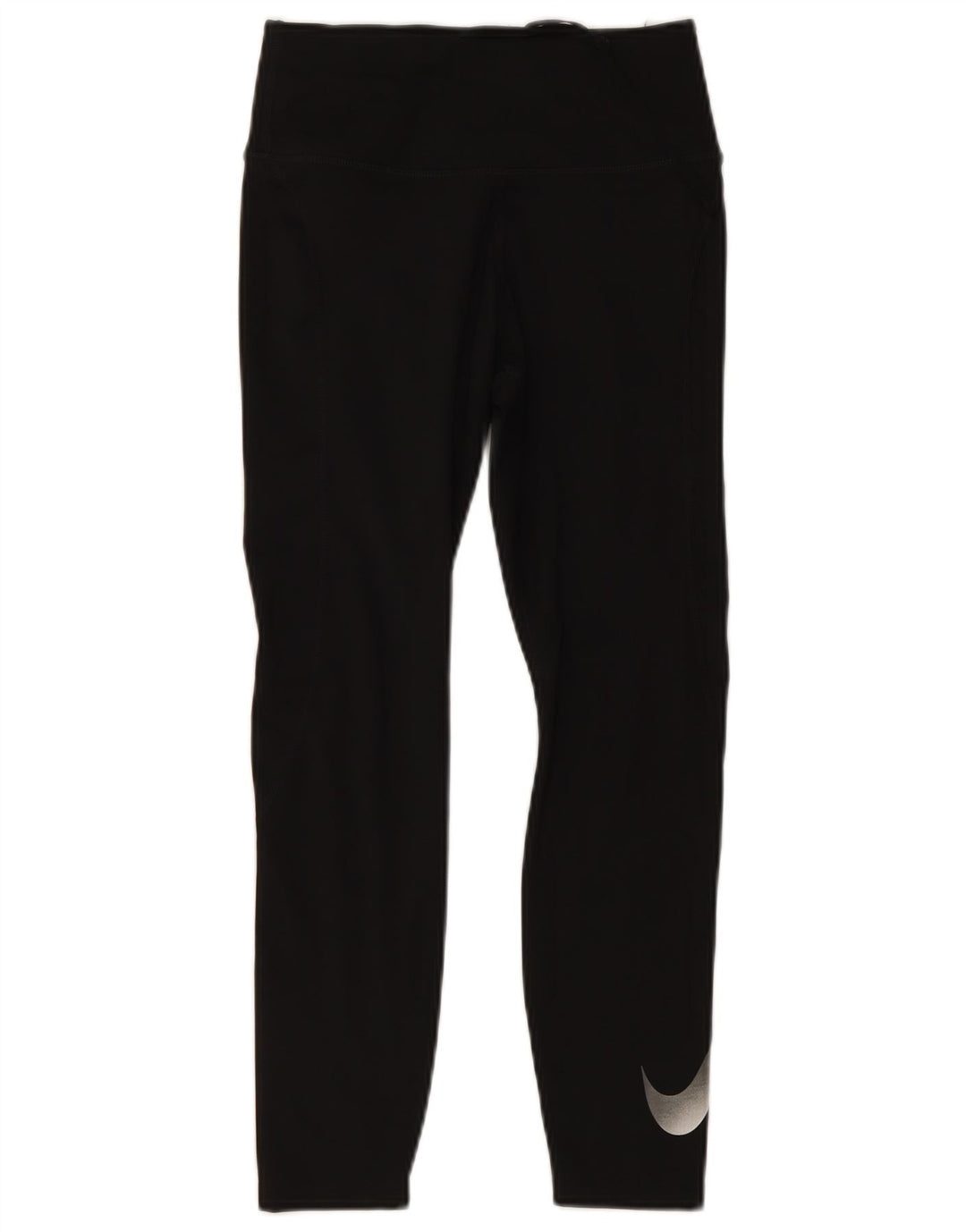 Leggings grafici Nike Dri Fit da donna UK 10 piccoli poliestere nero