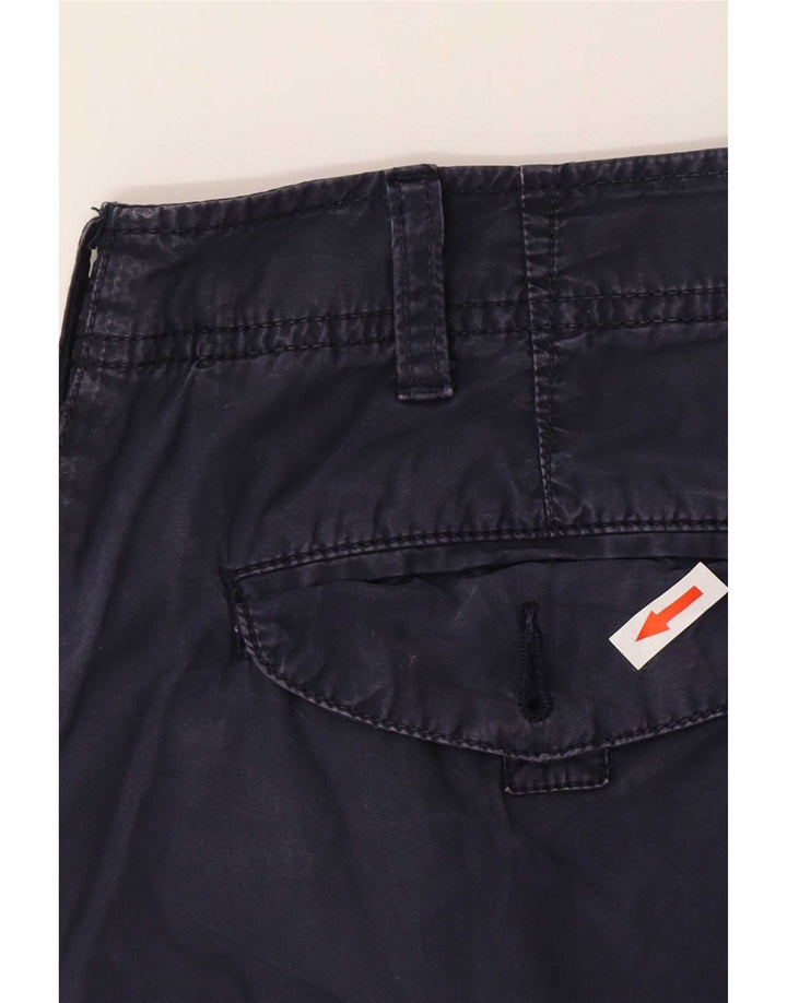 Pantaloncini cargo da uomo Napapijri medi W32 in cotone blu navy