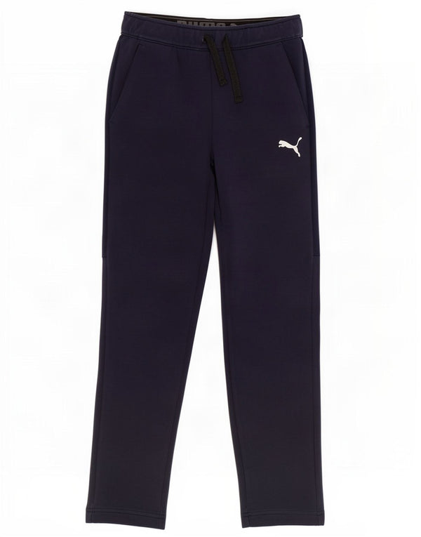 Puma Girls Tracksuit Trousers 11-12 Years Navy Blue