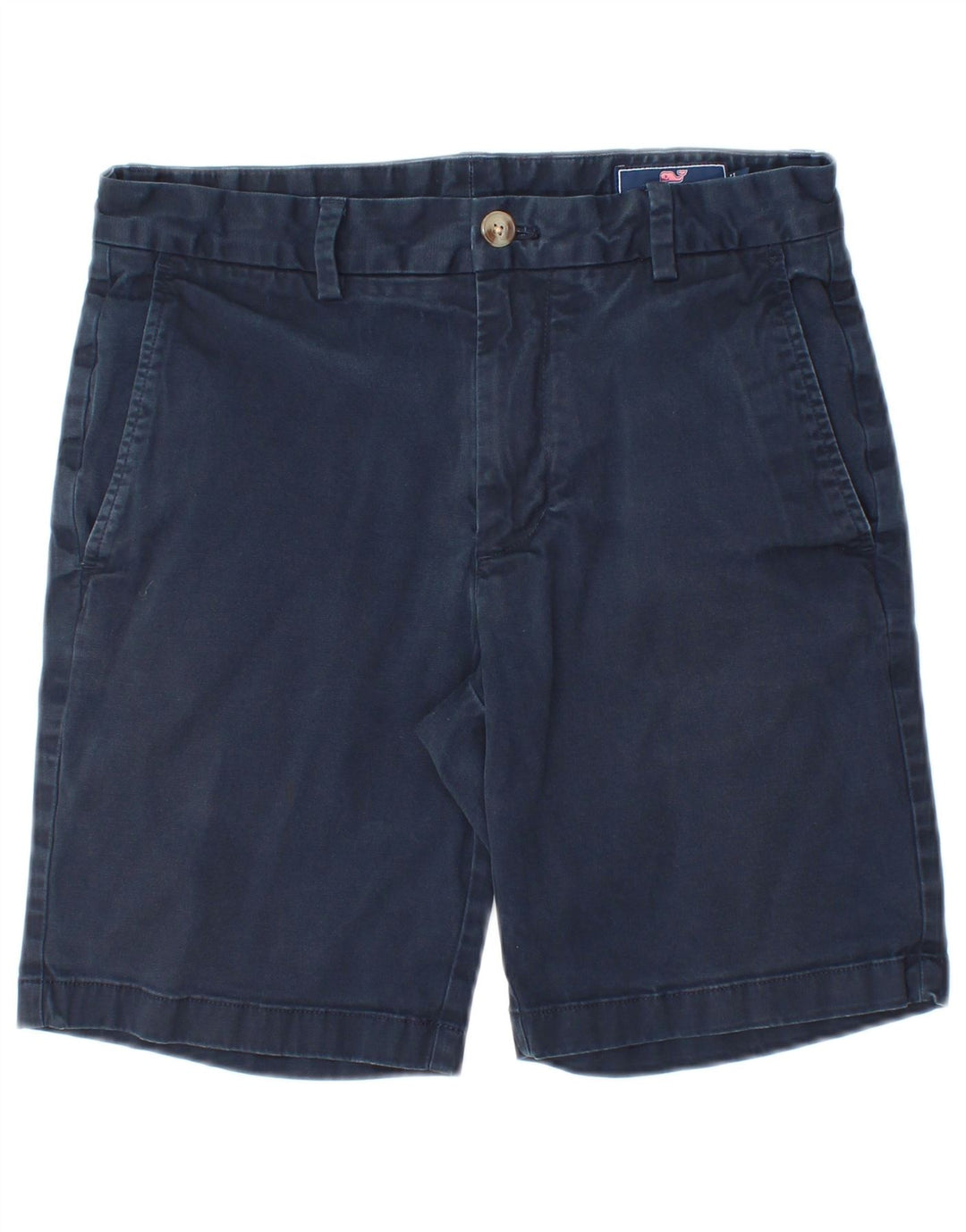 VINEYARD VINES Pantaloncini chino da uomo W28 piccoli in cotone blu navy