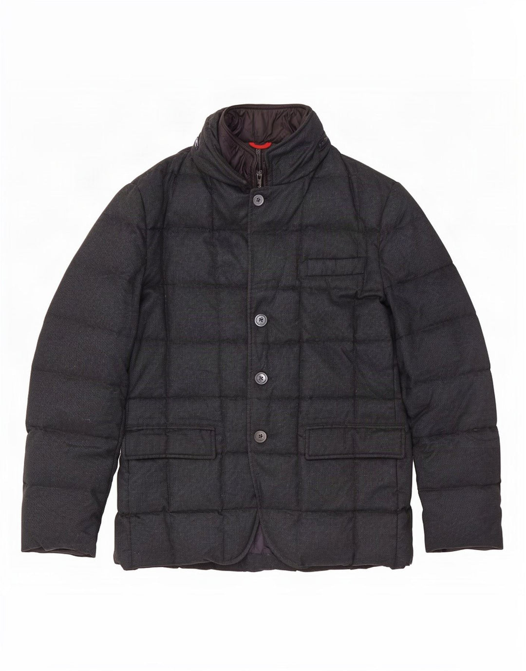 Giacca imbottita con cappuccio da uomo Fay UK 40 Large Blu Navy