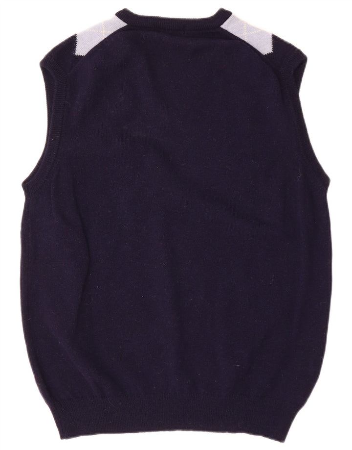 Canotta da uomo ST MICHAEL IT 52/54 Large Blu Navy Argyle/Diamante