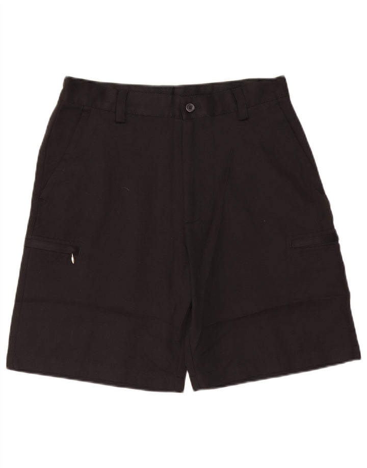 Pantaloncini cargo da uomo Izod W30 medio nero poliestere
