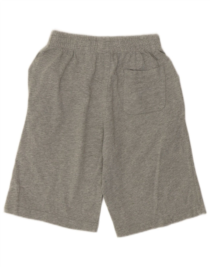 NIKE Boys Graphic Sport Shorts 10-11 Years Medium Grey Flecked Cotton