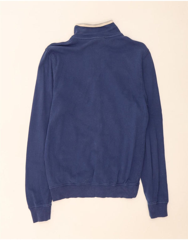 Giacca da ginnastica da uomo con grafica Napapijri piccola in cotone blu