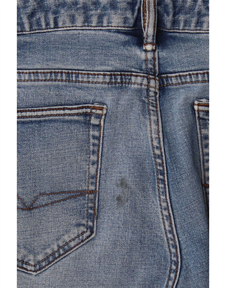 Jeans dritti da uomo Diesel W32 L32 in cotone blu