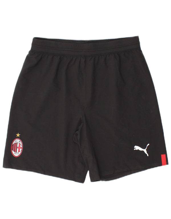 Pantaloncini sportivi Puma da uomo AC Milan, colore medio nero, in poliestere