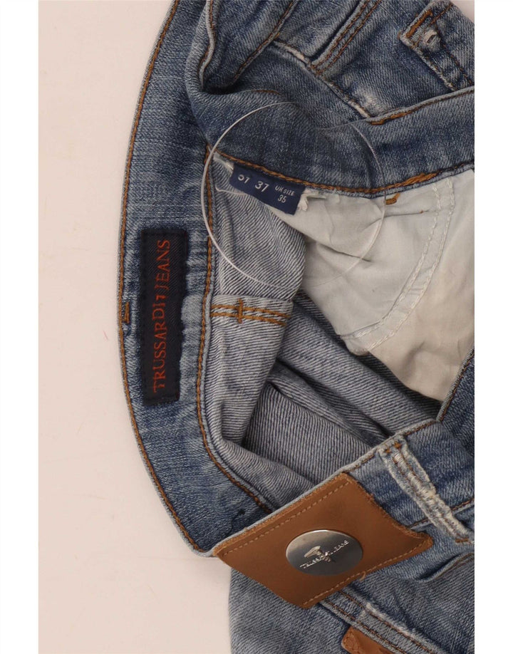 Jeans Dritti Donna Trussardi W35 L27 Blu