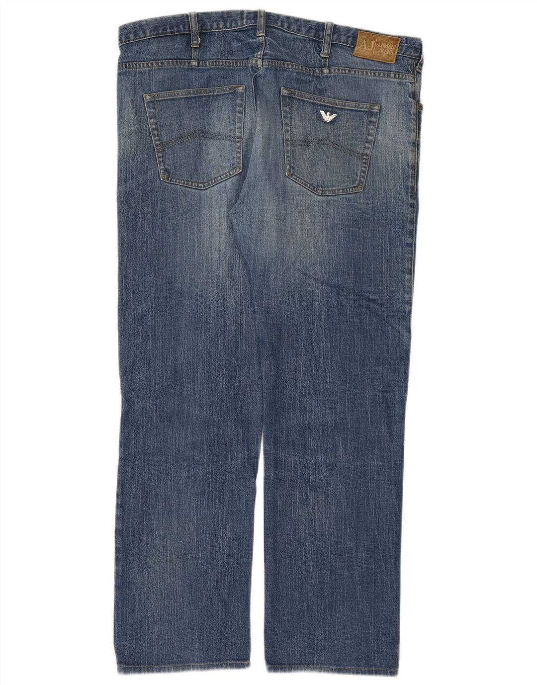 Jeans dritti da uomo Armani W36 L30 in cotone blu