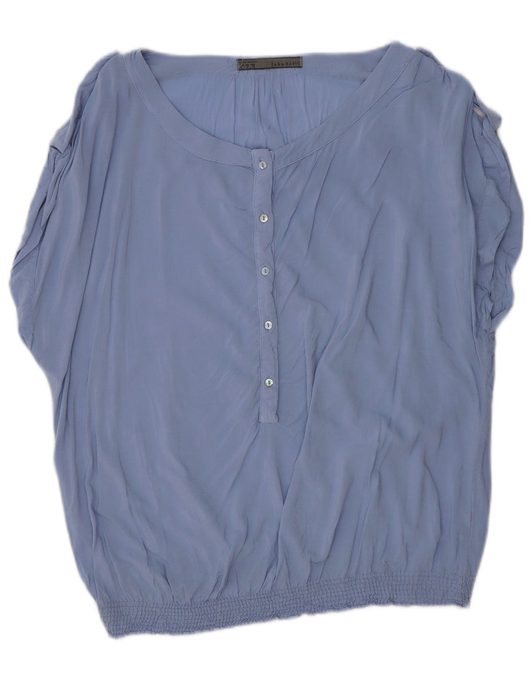 Blusa oversize da donna Zara Top UK 10 piccola blu