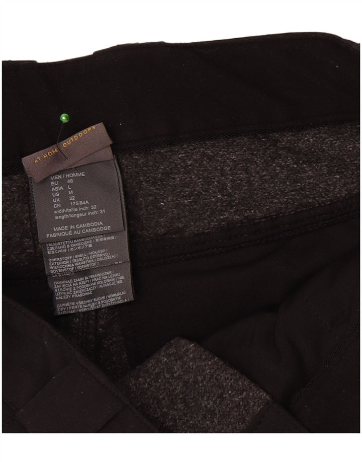 Pantaloni da sci da uomo Jack Wolfskin W32 L32 neri in poliammide