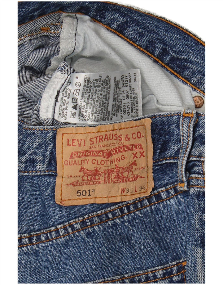 Levi's Uomo 501 Jeans dritti W36 L28 Cotone Blu