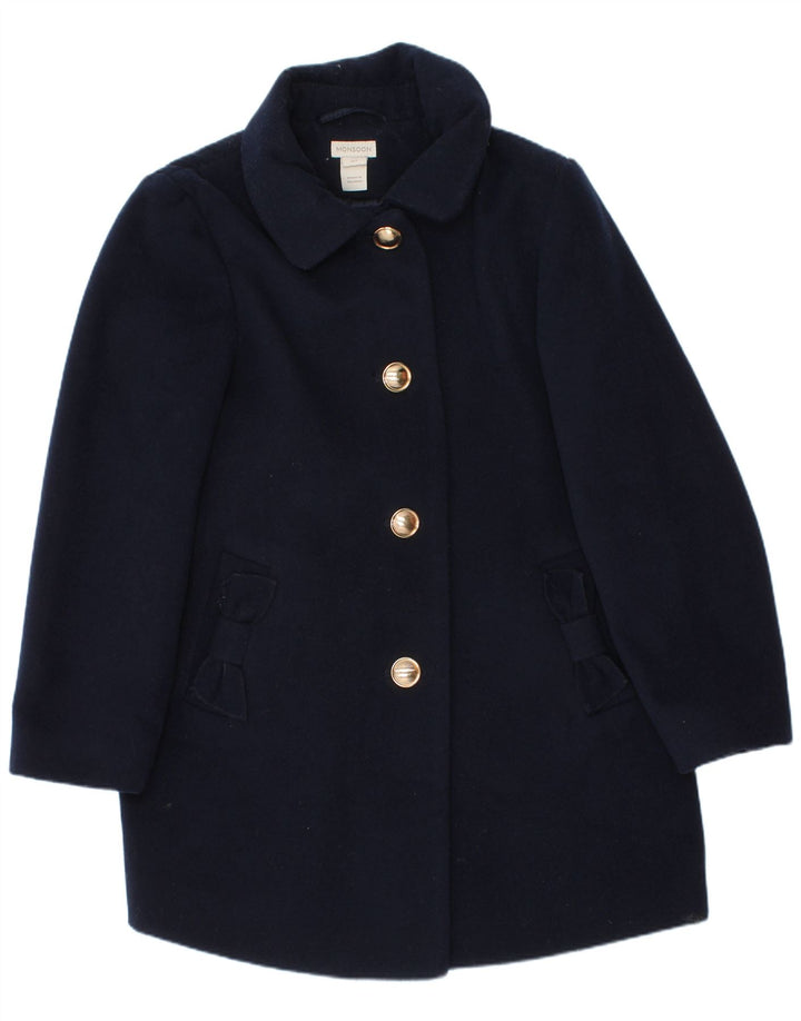 Cappotto per ragazze Monsoon 7-8 anni in poliestere blu navy
