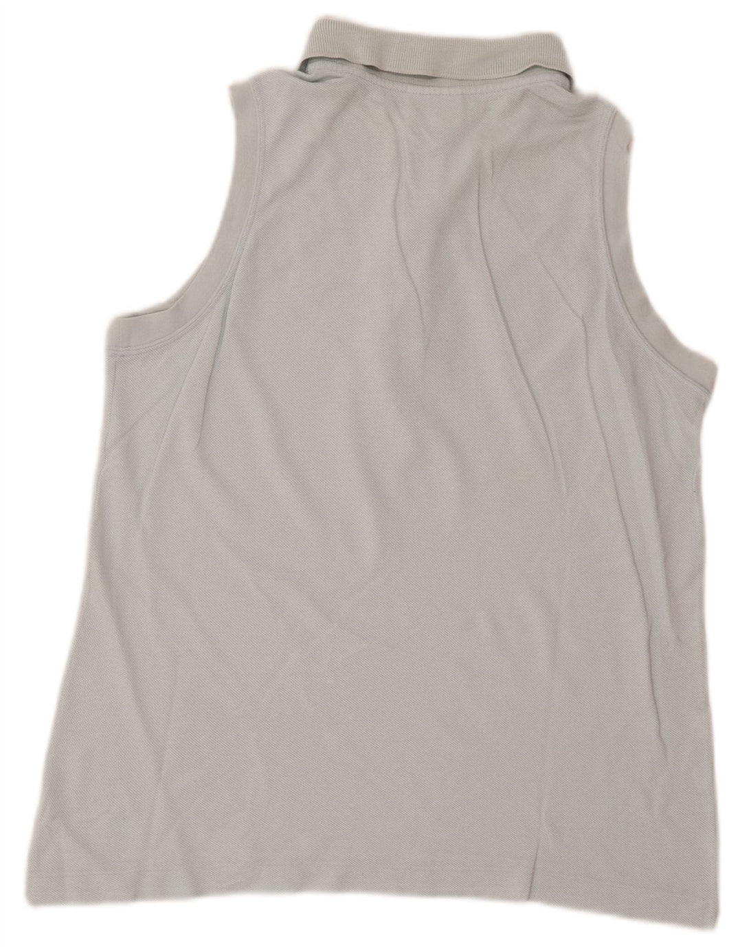 Polo senza maniche da donna Lacoste taglia 40 cotone blu medio