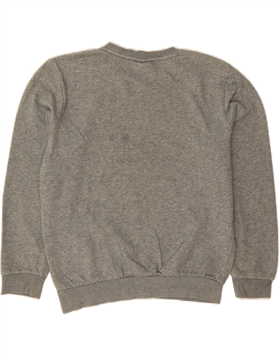 PUMA Mens Graphic Sweatshirt Jumper Medium Grey Cotton Vintage Puma and Second-Hand Puma from Messina Hembry 
